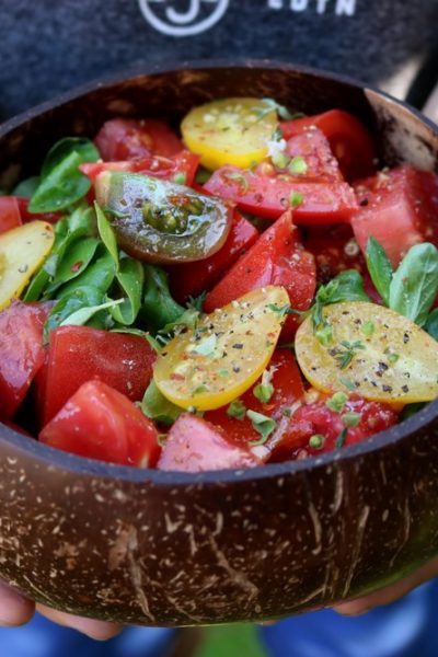 Smak lata – sałatka z pomidorów