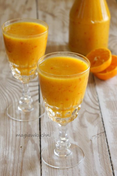 Smoothie pomarańczowo-dyniowe