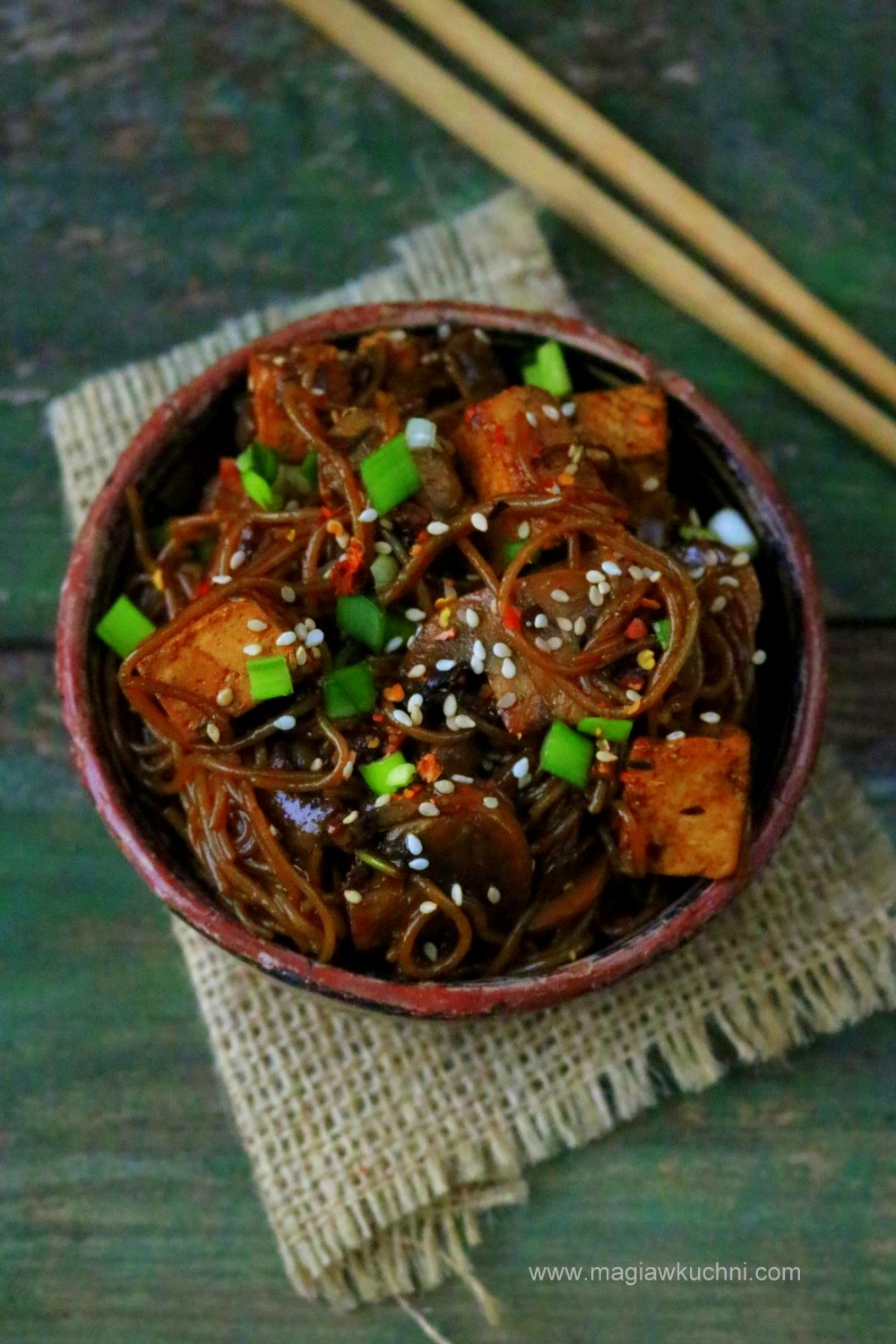 Makaron sojowy z tofu Magia w Kuchni